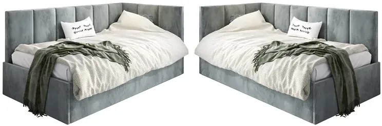 Zielony tapczan tapicerowany W6-M88