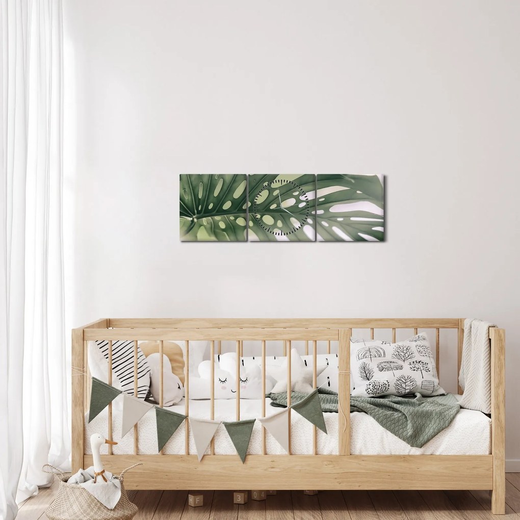 Obraz - Lista potworów (z zegarem) (90x30 cm)