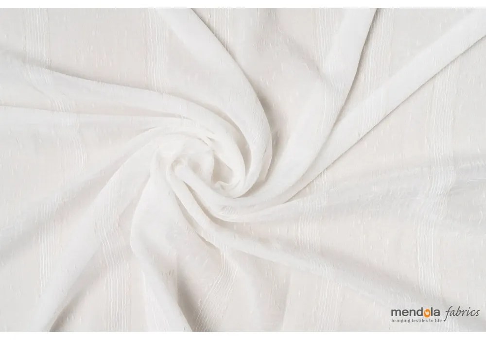 Beżowa firanka 400x260 cm Leah – Mendola Fabrics
