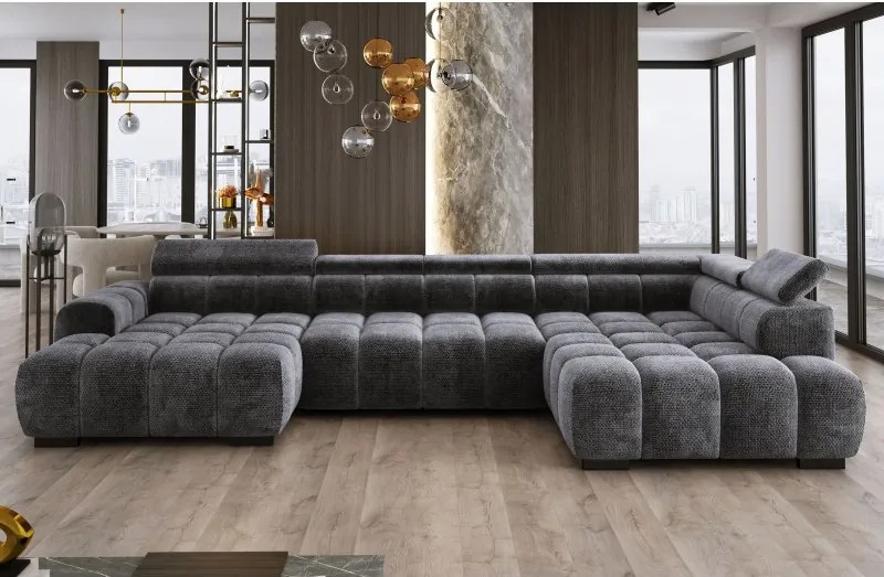 Narożnik BULL XL Prawostronny z elektryczną funkcją regulacji tkanina Eden 20 WERSAL