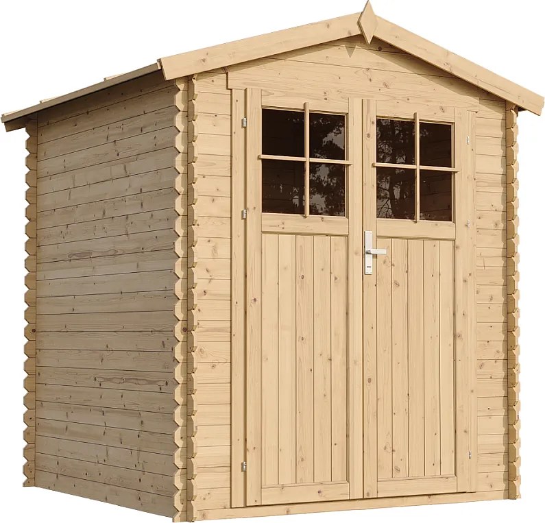 Drewniana szopa ogrodowa z podłogą - 180x180x218 - 2,82 m2 - M320F+M320G