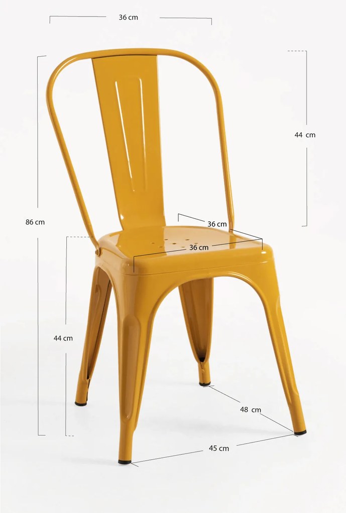 Zestaw 4 Krzese Torix