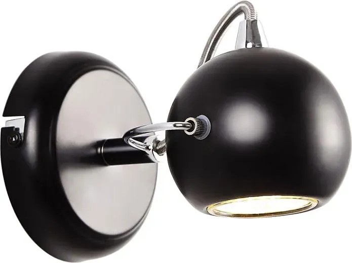 Czarny kinkiet z ruchomym kloszem - S984-Tip