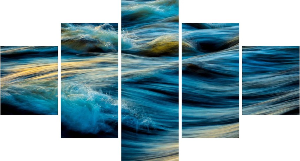 Obraz - Fale (125x70 cm)