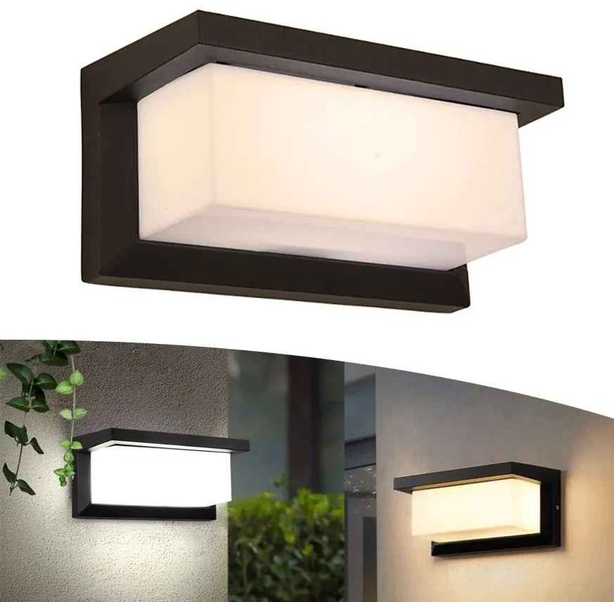 Lampa Elewacyjna kinkiet RSL015-1W Czarna