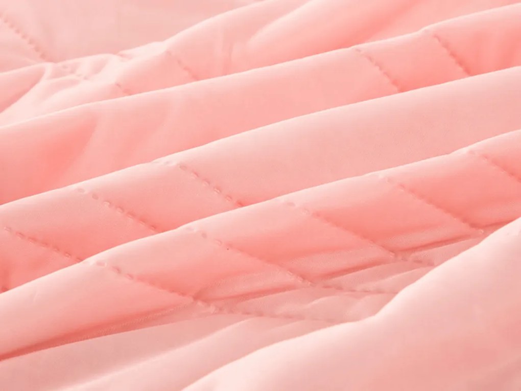 Chłodząca letnia kołdra CELIA, łososiowa Rozmiar: 200 x 220 cm