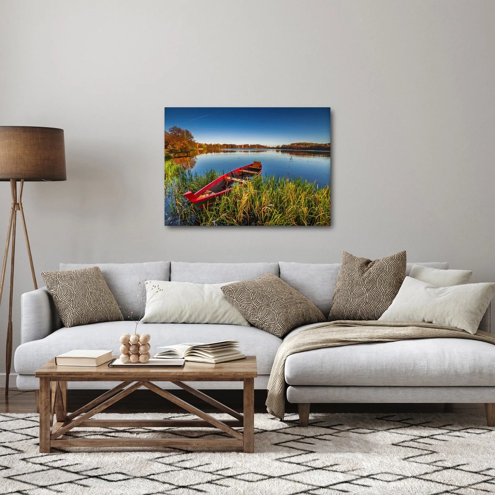 Obraz czerwonej kropki (70x50 cm)