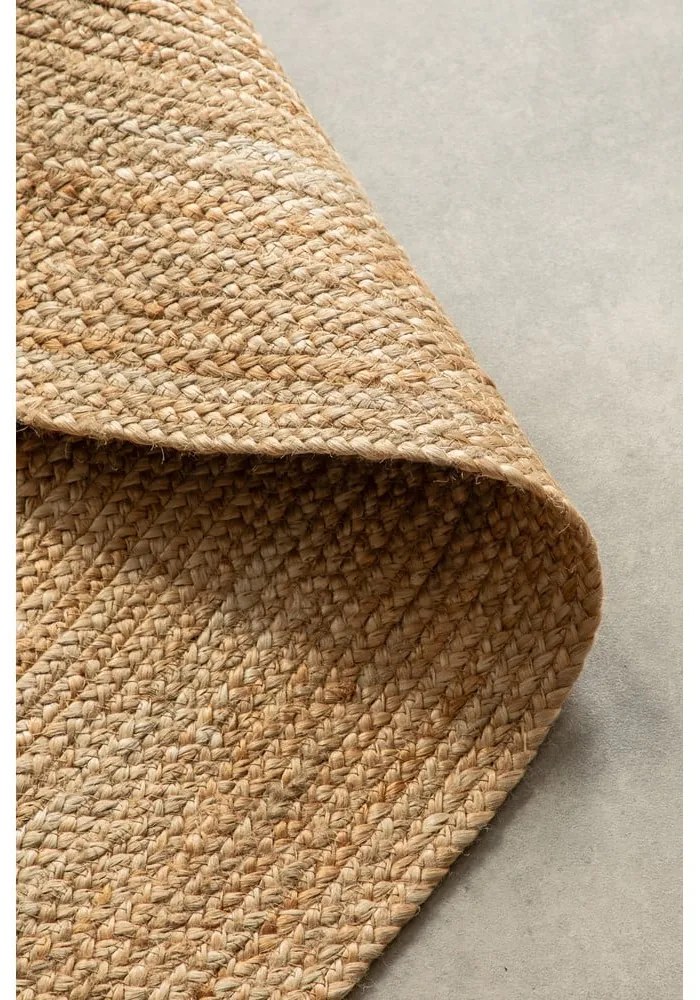 Okrągły dywan z juty dwustronny ø 100 cm Braided Gold – Hanse Home