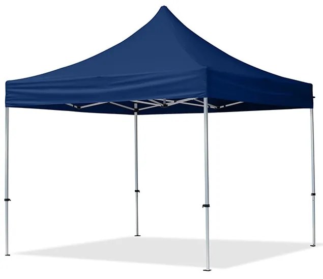 TOOLPORT 3x3 m Namiot Ekspresowy, ECONOMY Alu 32mm, ze ścianami bocznymi, okna panoramiczne, niebieski - (59000)