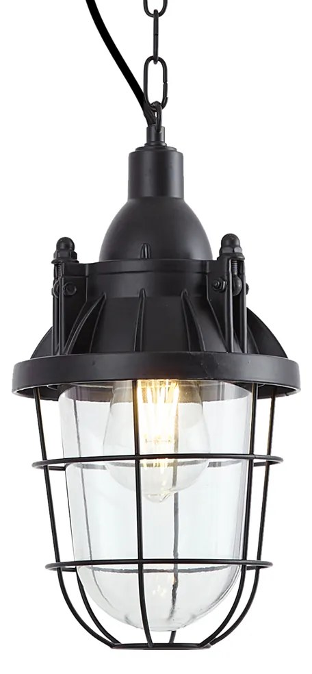 Industrialna lampa wisząca czarna - CabinPrzemysłowy Oswietlenie wewnetrzne