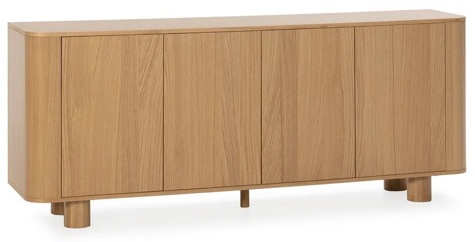 Komoda w dekorze dębu w naturalnym kolorze 180x75x40 cm Padoc – MOME