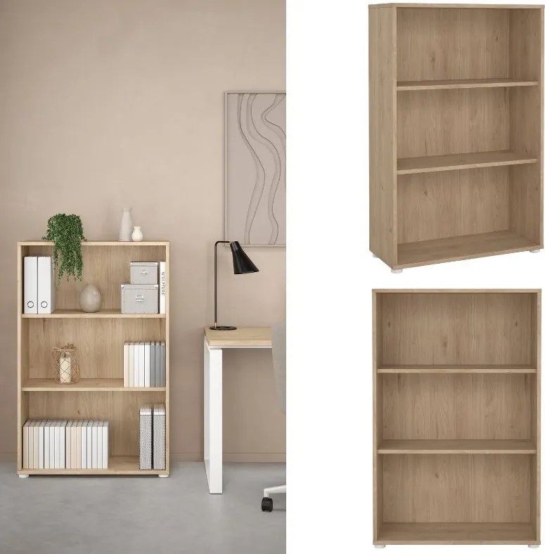 Niski regał biurowy otwarty Sign jackson hickory