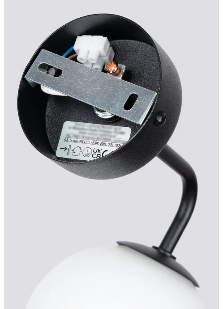 Czarno-biały kinkiet Beam – Sollux