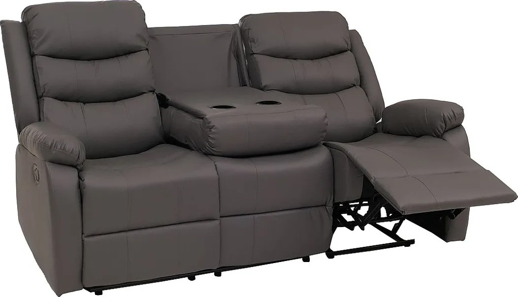 Fotel kinowy MCW-O62, zestaw 3 szt.,  szary