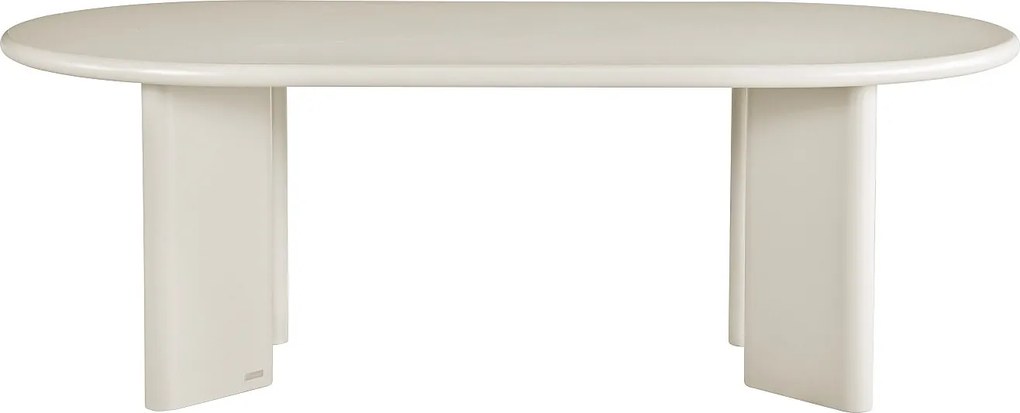 Stół do jadalni MARUZA dla 8 osób z MDF - Beżowy