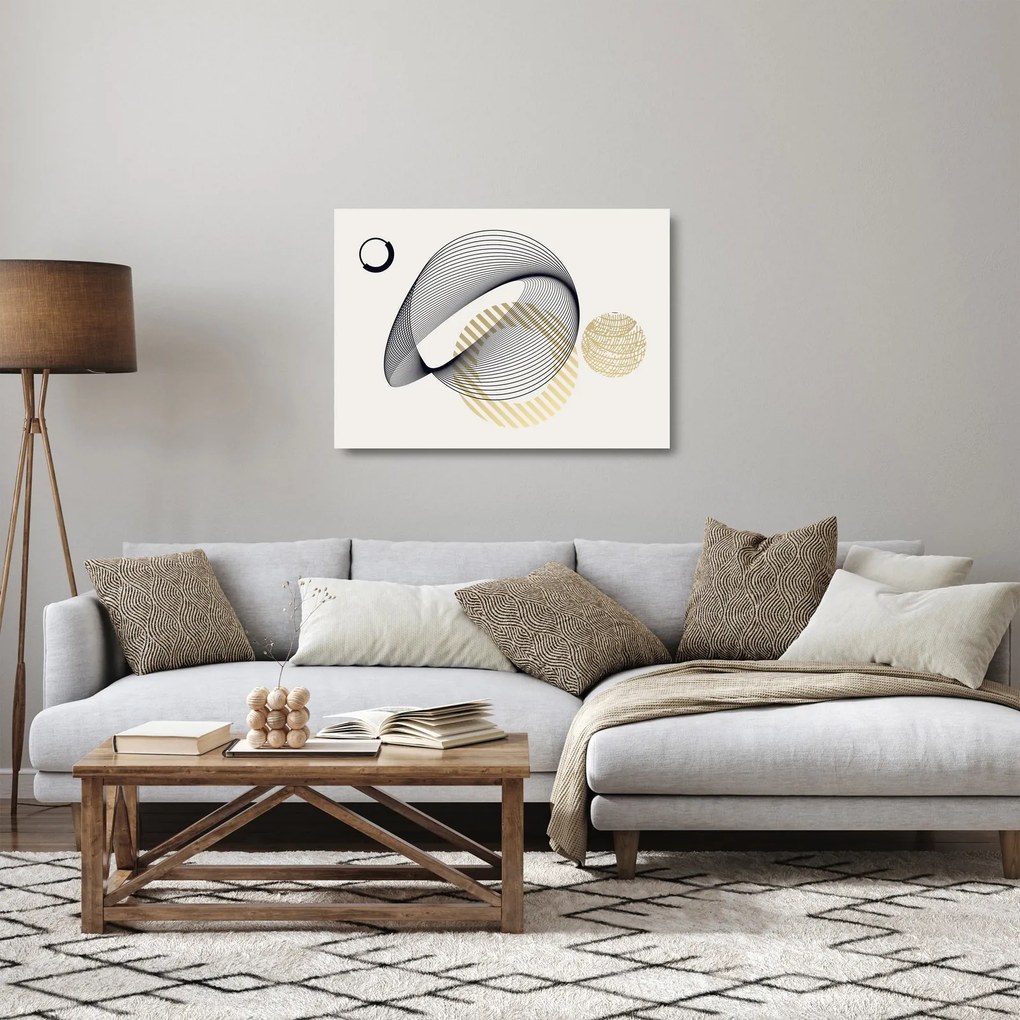 Obraz na szkle - Kształty geometryczne N⁰3 (70x50 cm)