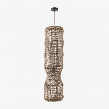 Lampa Sufitowa Wisząca Do Użytku Zewnętrznego Aleida Miel - Czarna & Ø25 Cm - ↑100 Cm Aleida - Sklum