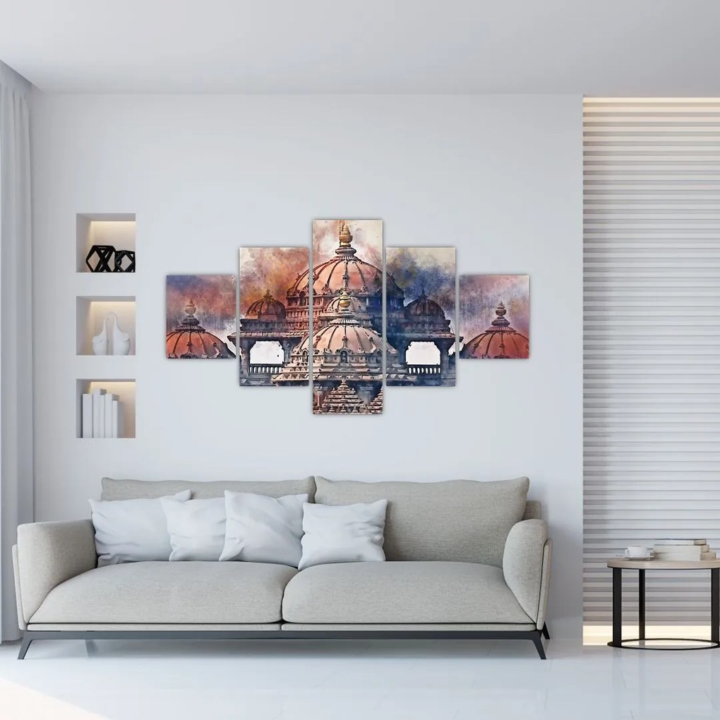Obraz - Akshardham, New Delhi, Indie (125x70 cm)
