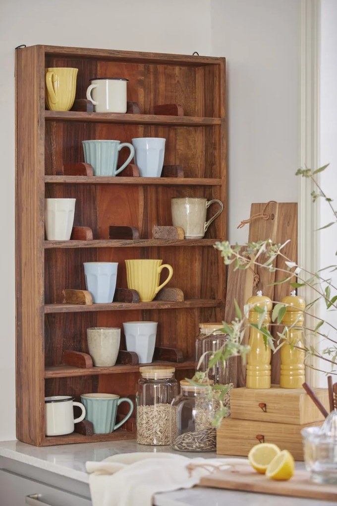IB Laursen Drewniana deska z skórzanym sznurkiem OILED ACACIA WOOD