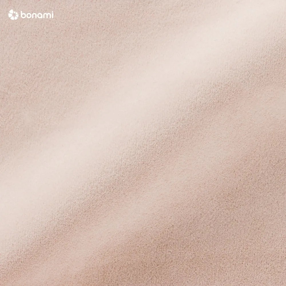 Beżowe tapicerowane łóżko dwuosobowe ze schowkiem ze stelażem 160x200 cm Juniper – Mazzini Beds