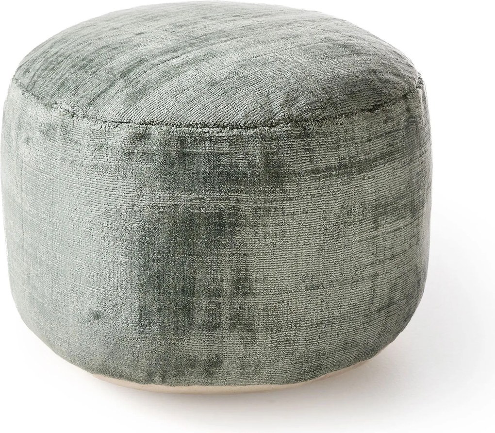 Nowoczesna pufa Nova w kolorze zielonym