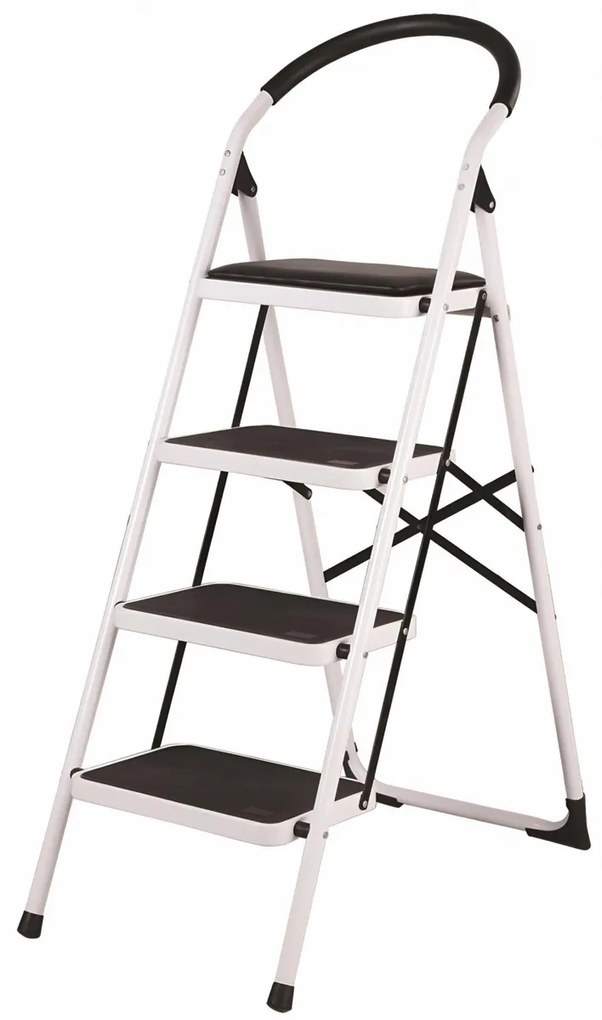 4Home Składane stopnie stalowe Stopnie, 4 stopnie