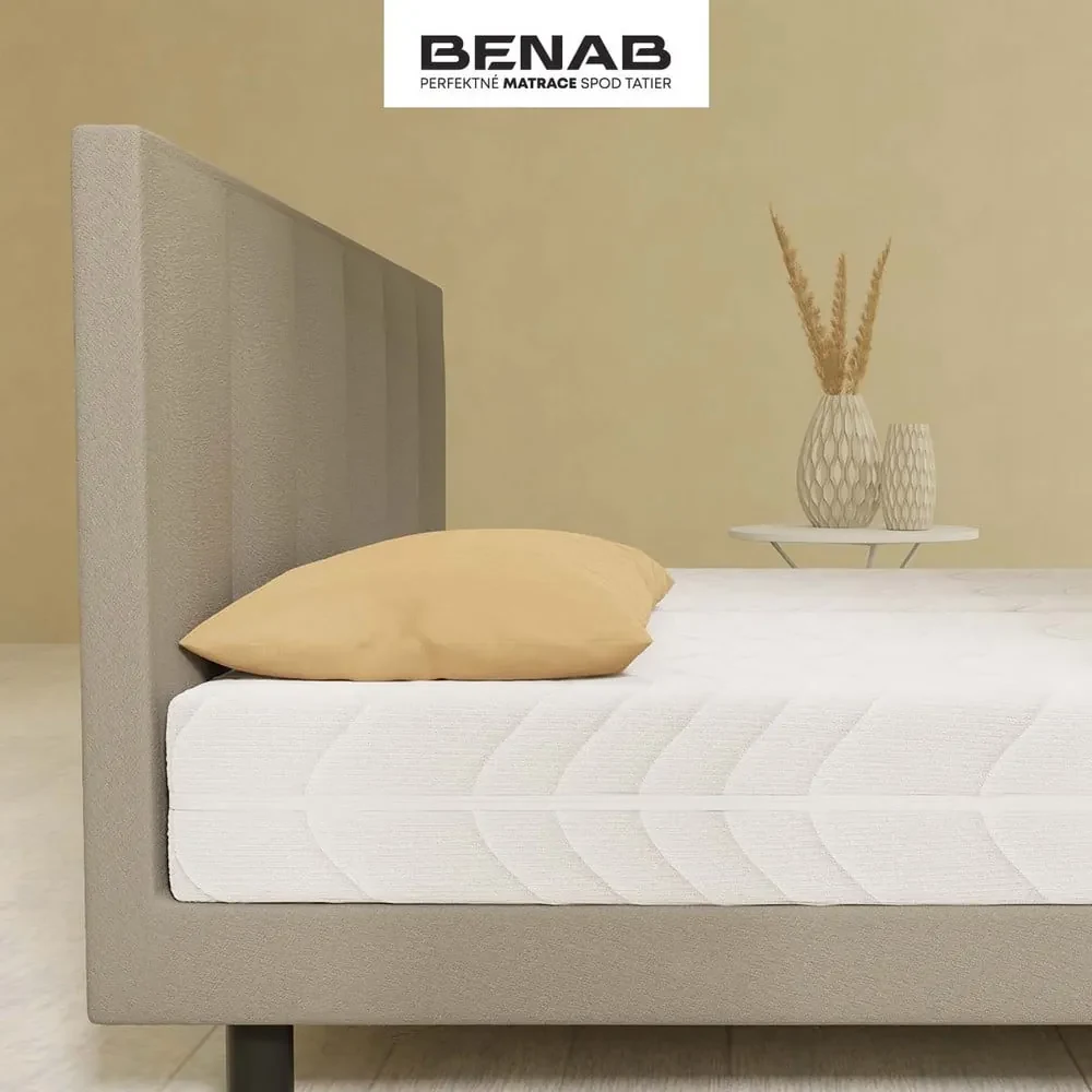 Średnio twardy piankowy materac 90x200 cm Simply Rest – BENAB