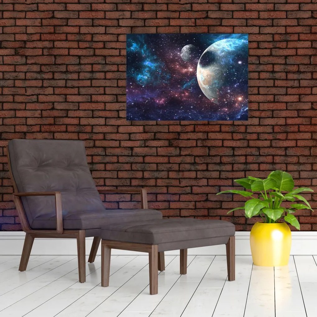 Obraz na szkle kosmosu (70x50 cm)