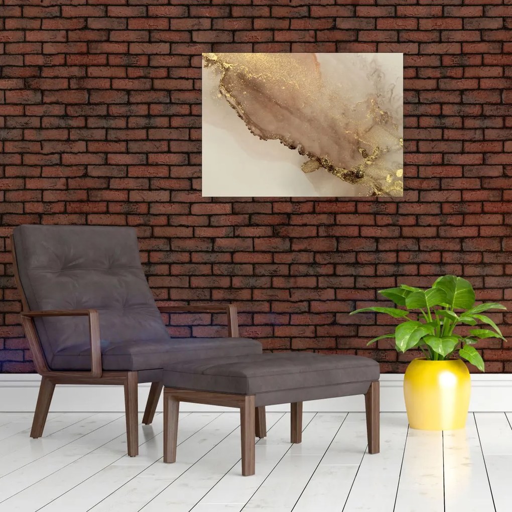 Obraz - Złoty brokat (70x50 cm)