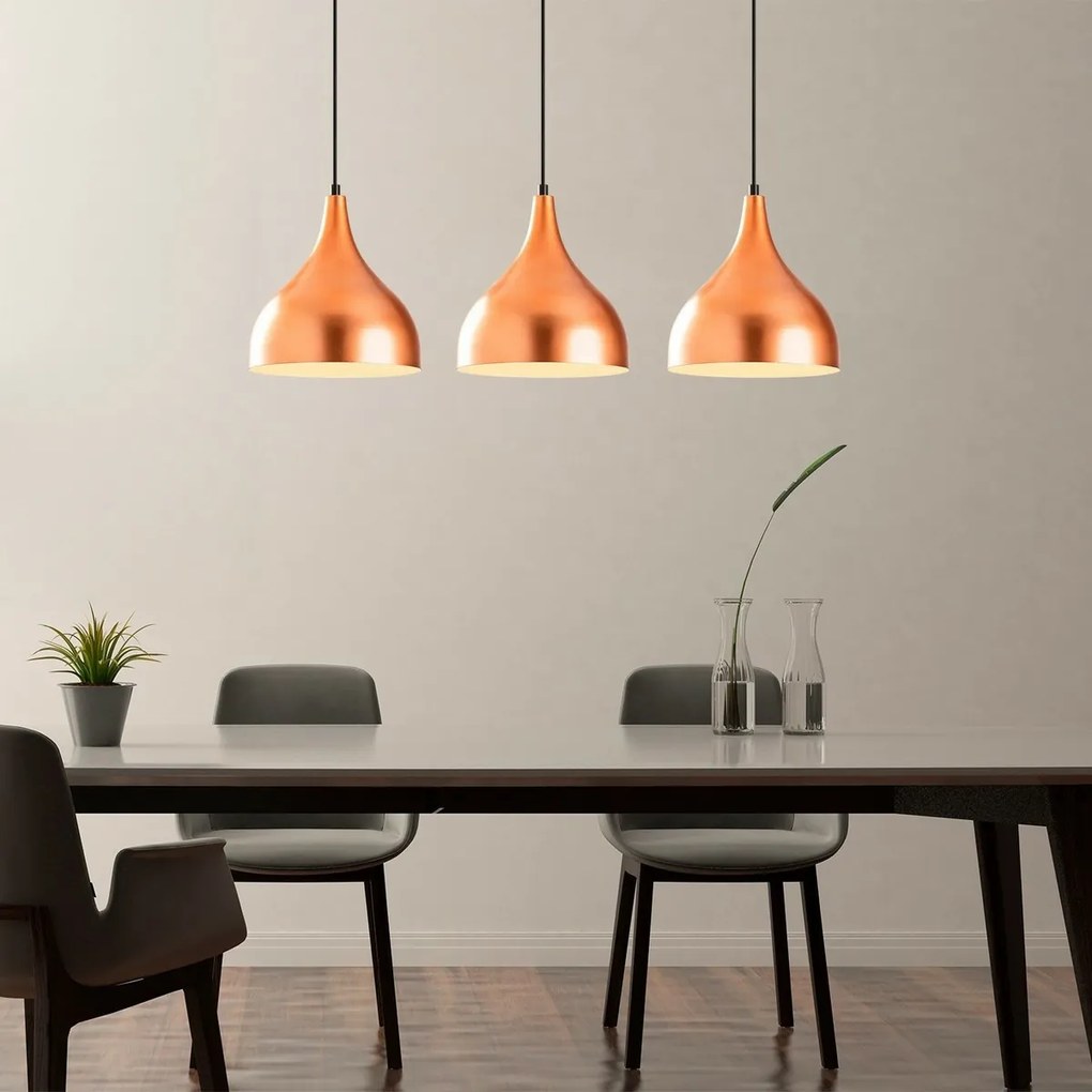 Lampa wisząca Saglam - 3781, miedziany