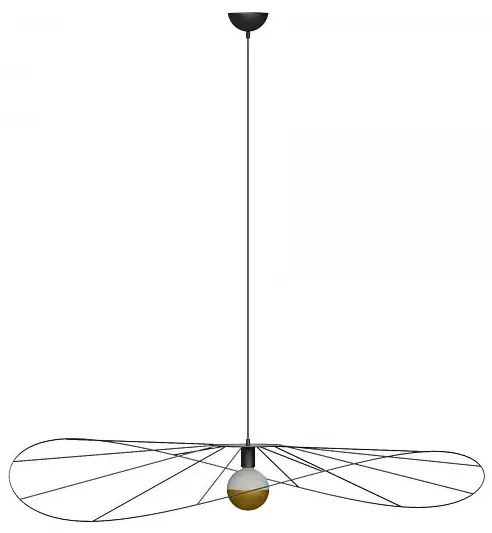 Czarna industrialna lampa wisząca 70 cm - EX599-Eskolo