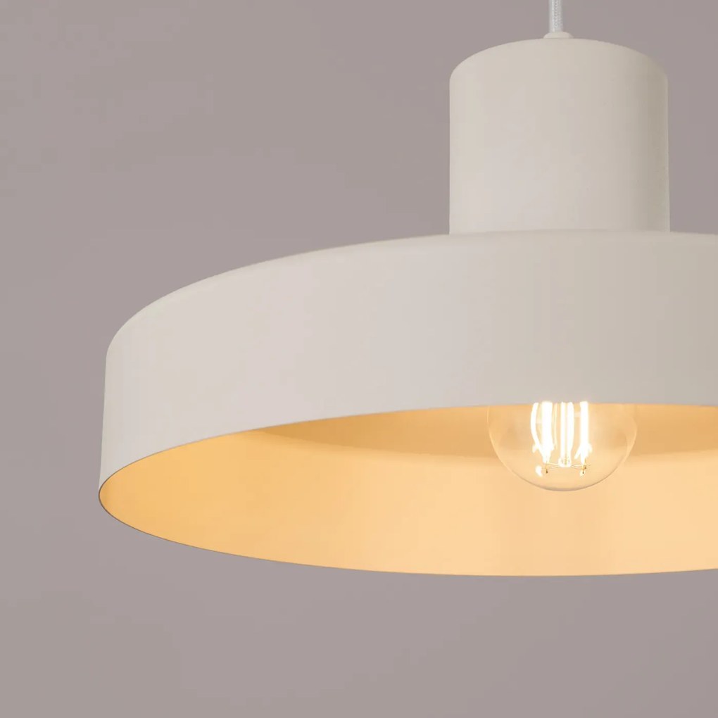Lampa wisząca BILO beżowa SOLLUX  LIGHTING