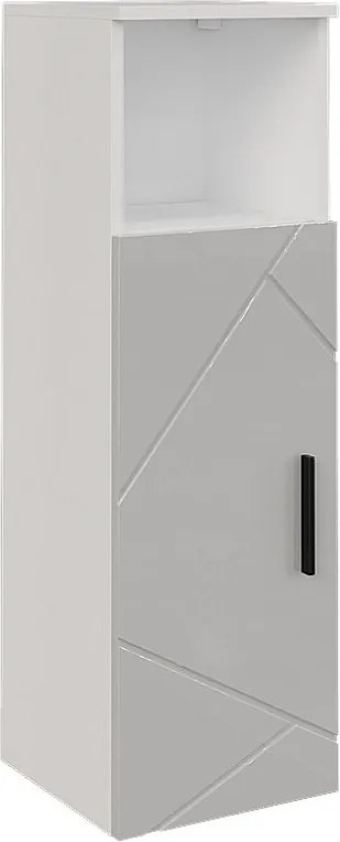 Szafka Midi biały/biały wysoki połysk 30x30x93 irma