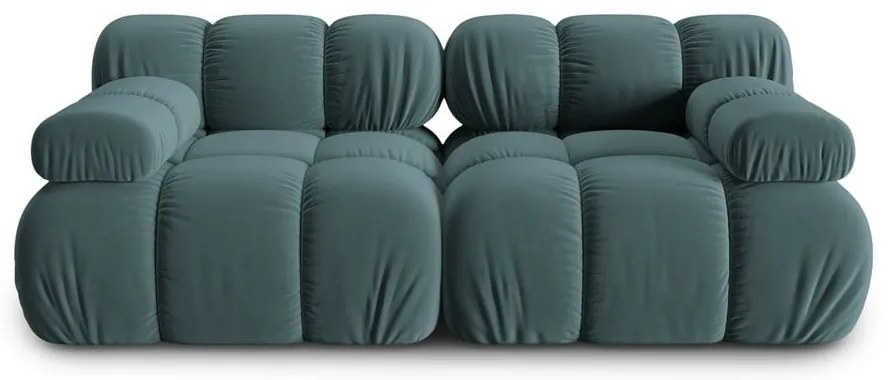 Morska aksamitna sofa 188 cm Bellis – Micadoni Home