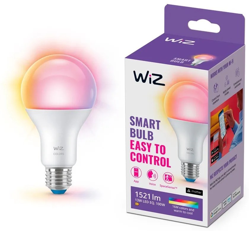 Inteligentna żarówka LED z gwintem E27, 13 W – WiZ