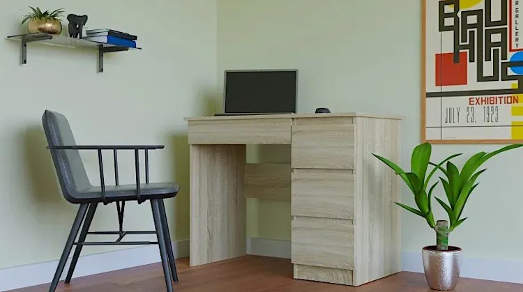 Minimalistyczne biurko do pracowni i biura - Agoni 4X