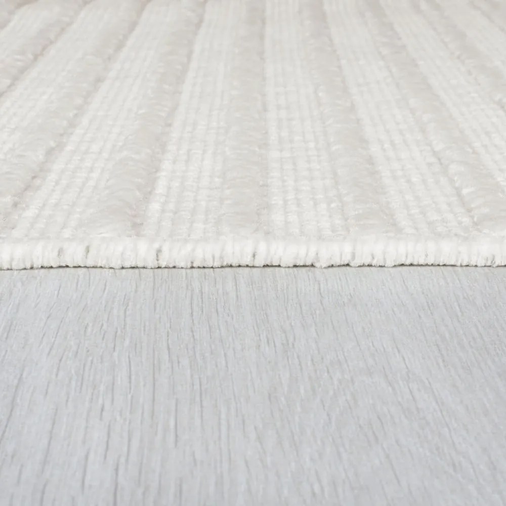Biały dywan z szenilu odpowiedni do prania 160x240 cm Elton – Flair Rugs