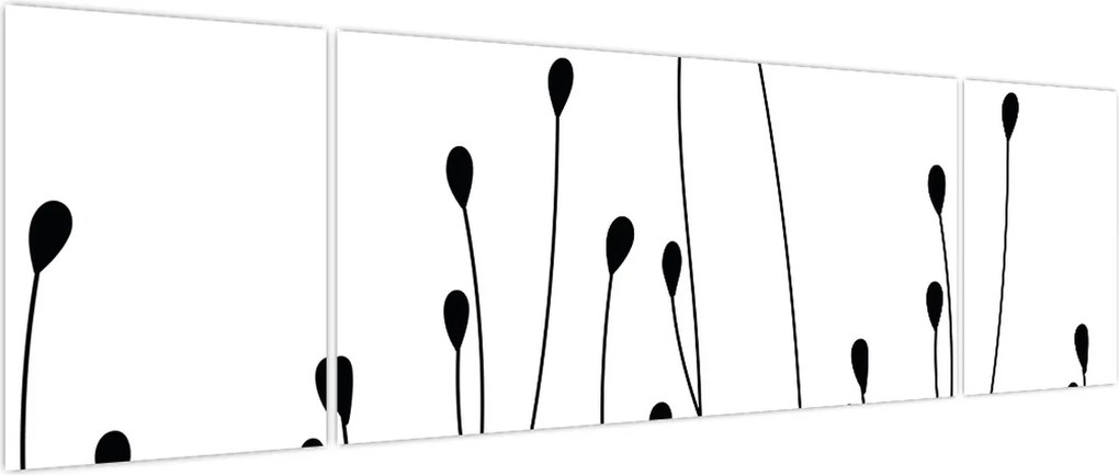 Obraz - Łąka graficzna N⁰1 (170x50 cm)