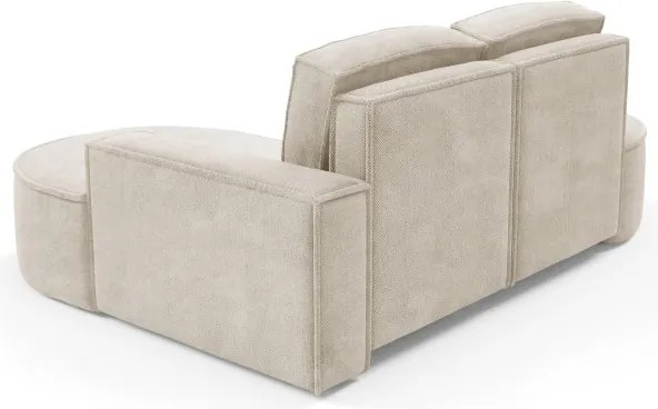 Narożnik MOLLY Lewostronny bez funkcji spania, wolnostojący tkanina CURIO 09 Beżowy