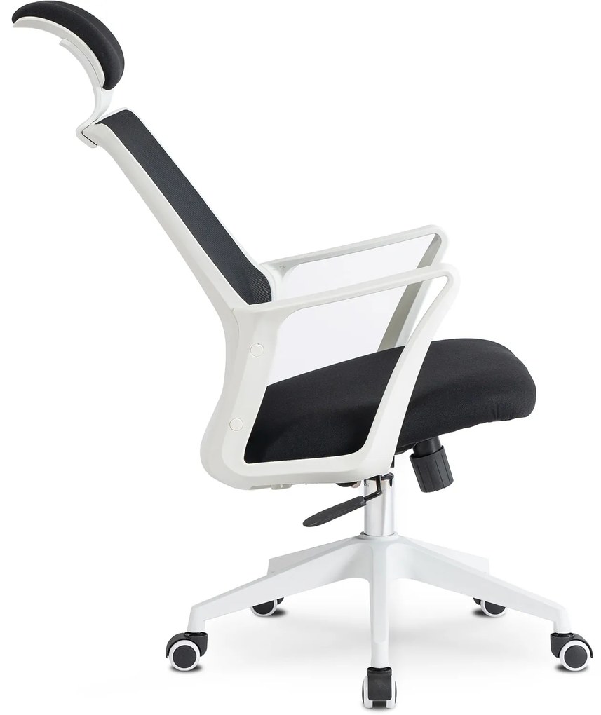 Fotel Biurowy Ergonomiczny Obrotowy FLEX Czarny Nowoczesny