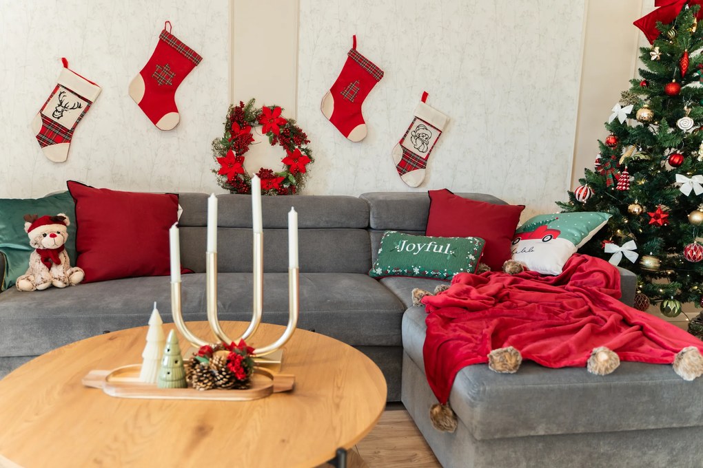 Wianek świąteczny z gwiazdą betlejemską, Ø 50 cm