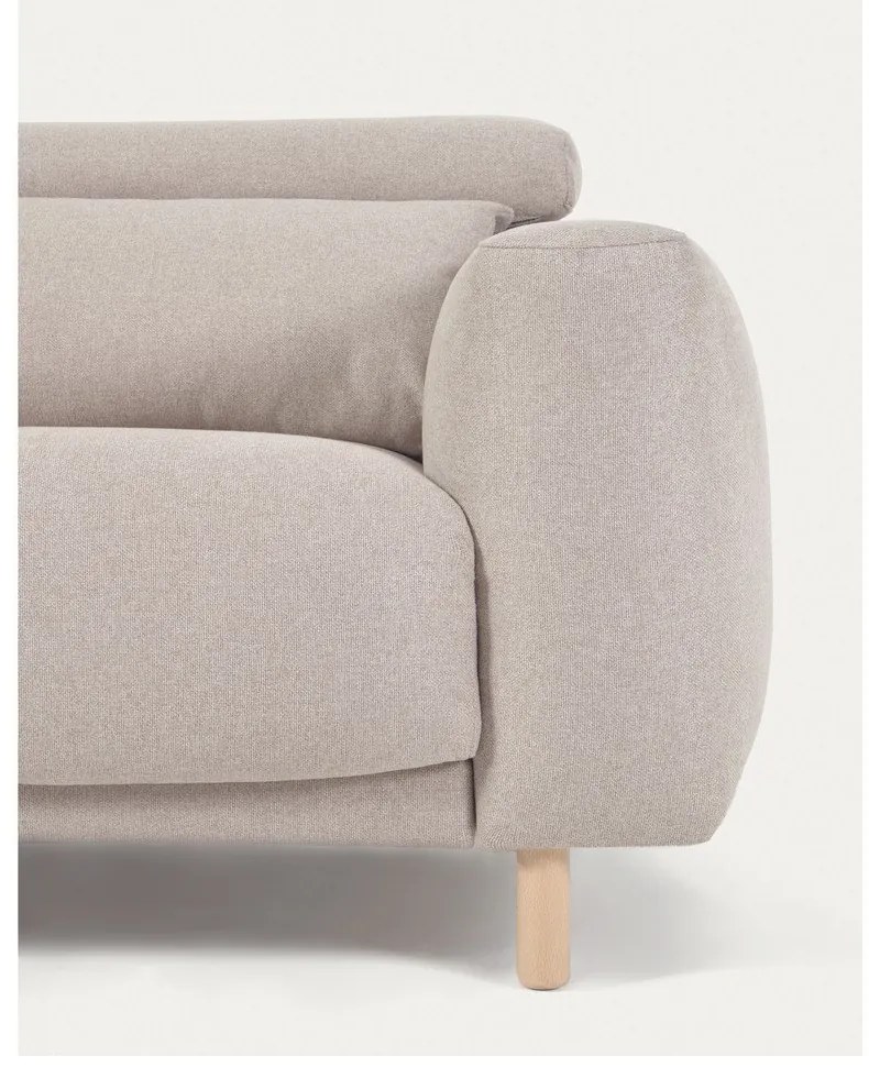 Beżowa sofa 215 cm Singa − Kave Home