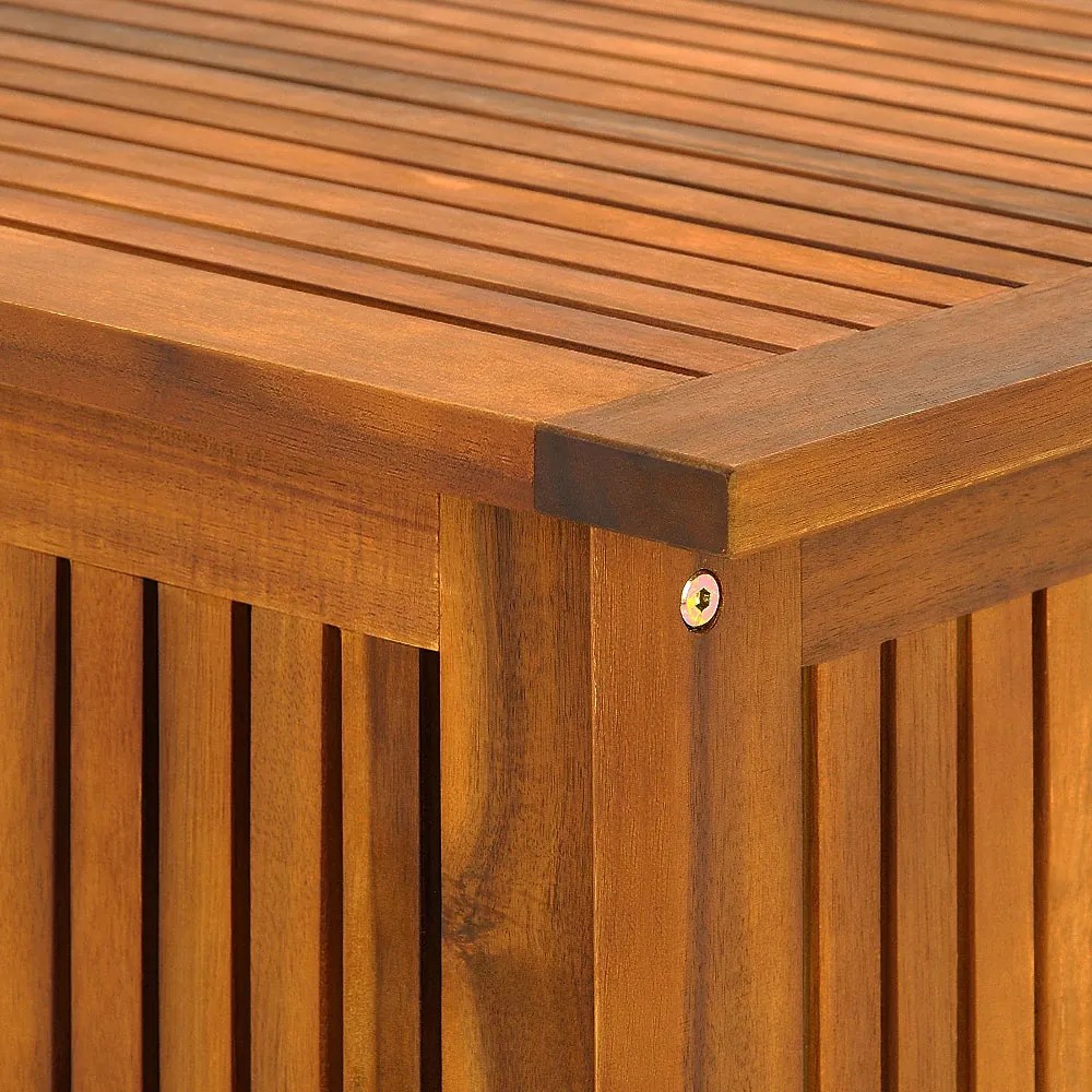Jurhan Drewniana skrzynia ACACIA, 117x50x59cm, naturalny brąz