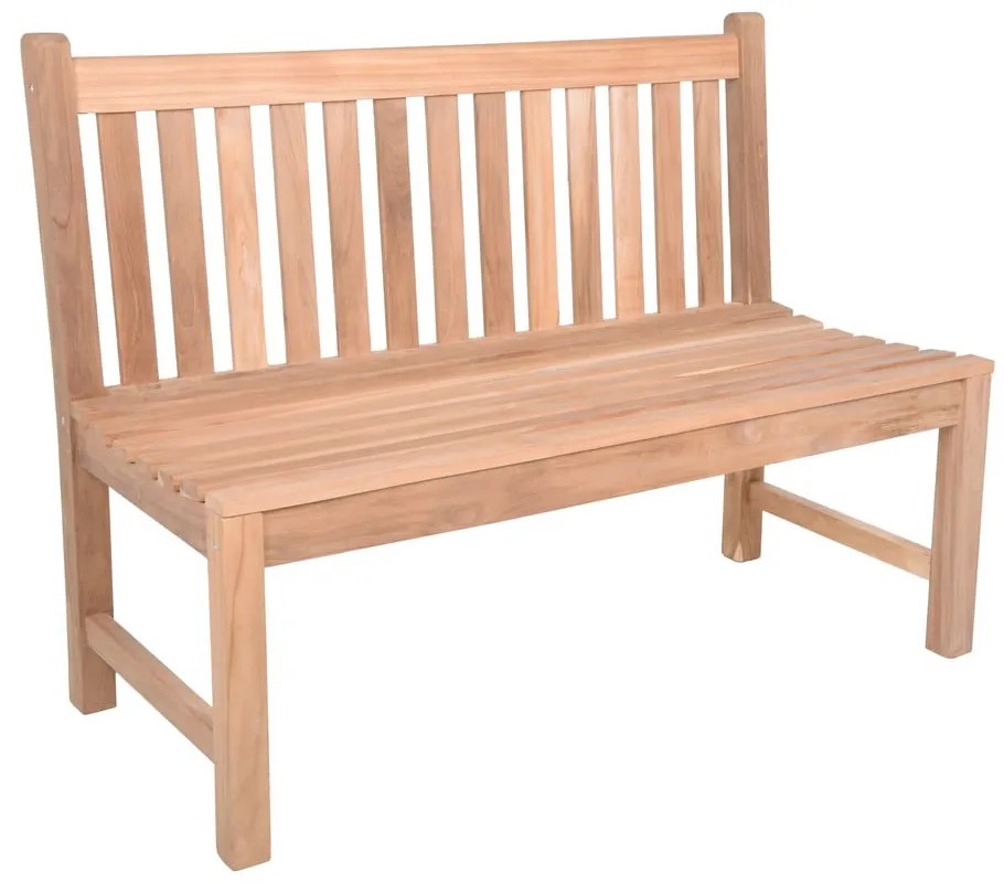 Drewniana ławka ogrodowa w naturalnym kolorze Solo – Garden Pleasure