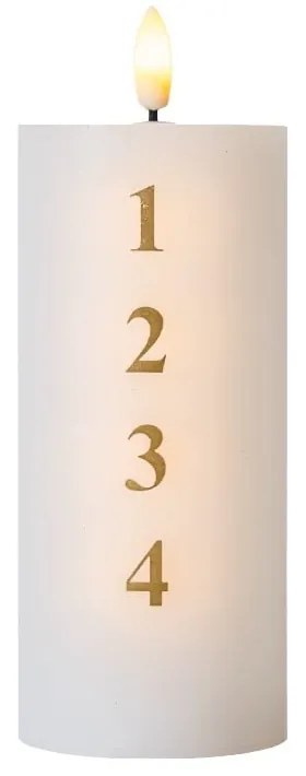 Świeczka LED na baterie (wysokość 15 cm) Sille Advent – Sirius