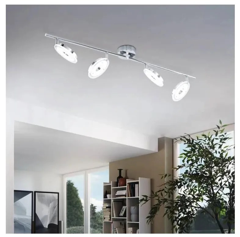 Eglo 78684 - Oprawa punktowa LED DORNES 4xLED/4,5W/230V chrom błyszczący