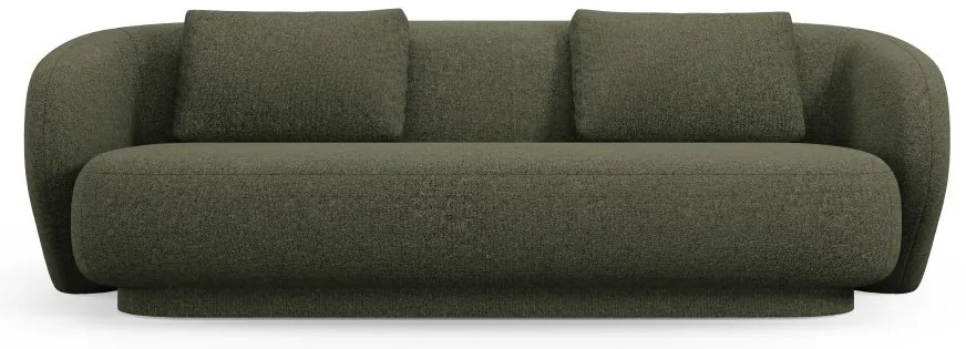 OUTLET Sofa 2-osobowa tkanina Szenil, ciemnozielony 169/102/72 Linden od Mazzini