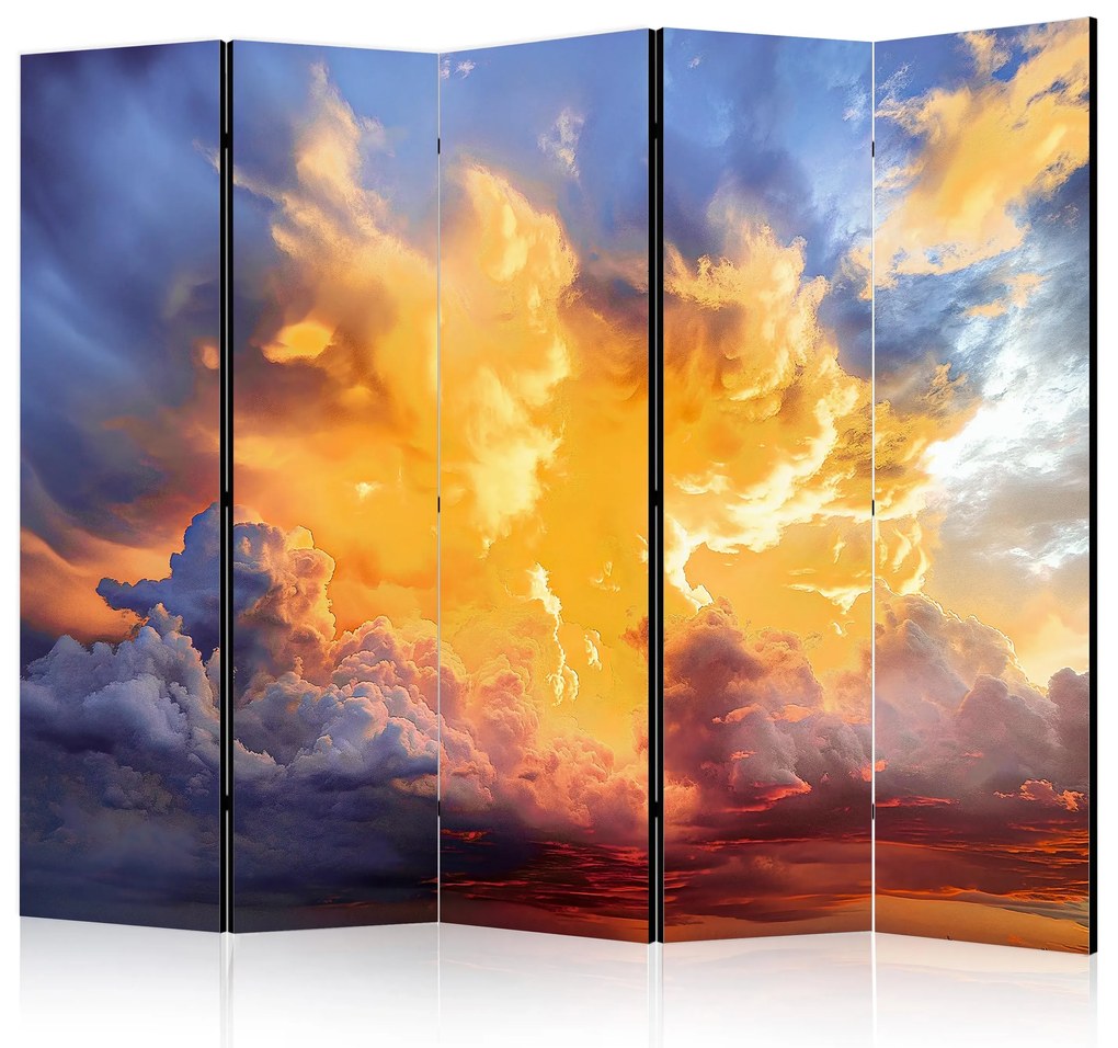 Parawan akustyczny Pejzaże 225x172 cm 5-częściowy wielokolorowy ARTGEIST B