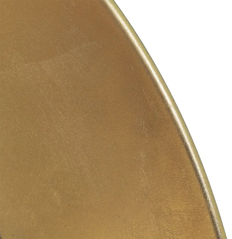 Lampa stojąca czarna ze złotem 42 cm regulowany statyw - MagnaxPrzemysłowy Oswietlenie wewnetrzne