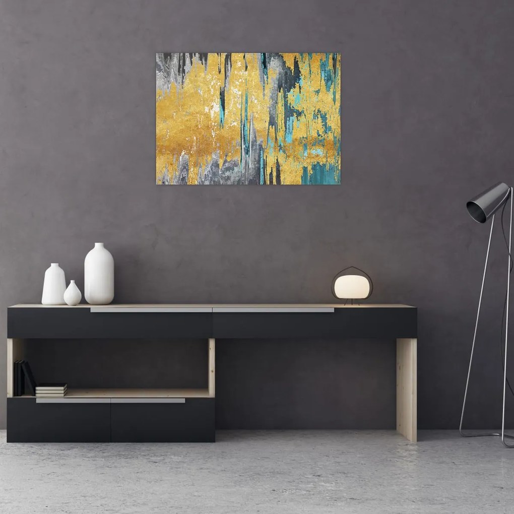 Obraz - Złoty wzór (70x50 cm)